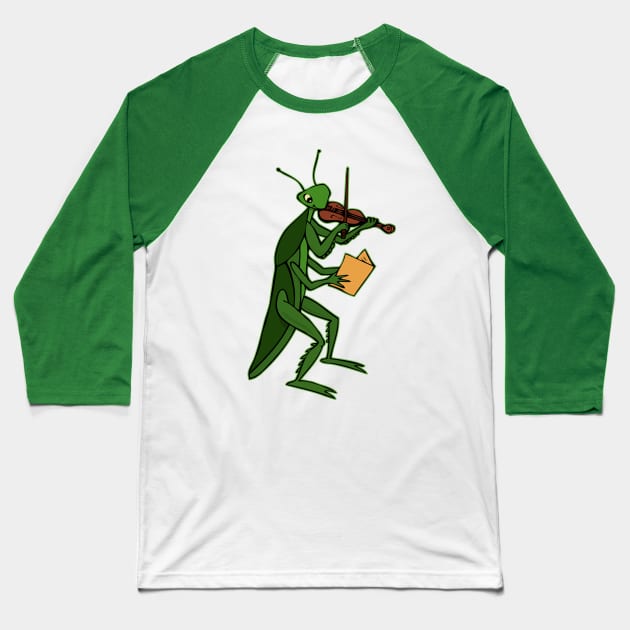 Playing Mantis #2 Baseball T-Shirt by RockettGraph1cs